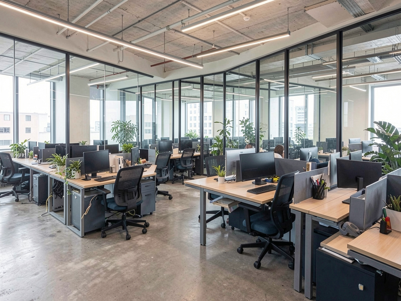 Floraherbal modern office culture environment